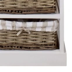 Maison Belfort Kommode Elven IV - Paulownia massiv - Weiß / Braun -Wohnzimmermöbel boutique en ligne kommode elven iv paulownia massiv weiss 4347412