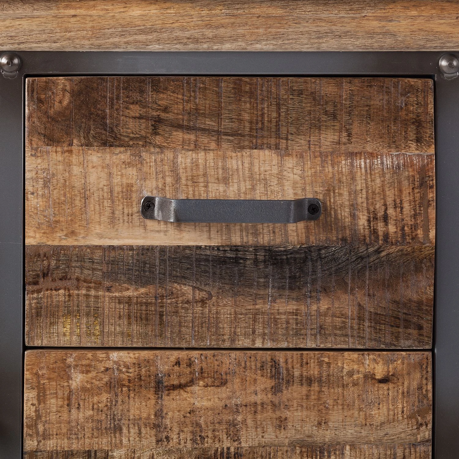 Ars manufacti Kommode Hunter I - Mango massiv / Metall - Mango / Blaugrau 6 Ars manufacti Kommode Hunter I - Mango massiv / Metall - Mango / Blaugrau – Bild 6