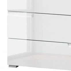 Fredriks Kommode Larado III - Hochglanz Weiß / Weiß -Wohnzimmermöbel boutique en ligne kommode larado iii hochglanz weiss weiss 3093889