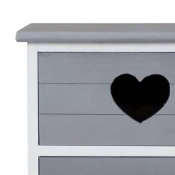 Maison Belfort Kommode Malanda - Höhe: 60 cm -Wohnzimmermöbel boutique en ligne kommode malanda paulownia massiv grau 4347448