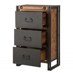 Ars manufacti Kommode Manchester - Akazie teilmassiv / Metall - Akazie / Anthrazit -Wohnzimmermöbel boutique en ligne kommode manchester akazie massiv metall 4873256