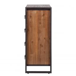 Ars manufacti Kommode Manchester II - Akazie massiv / Metall - Akazie / Anthrazit -Wohnzimmermöbel boutique en ligne kommode manchester ii akazie massiv metall 4876420