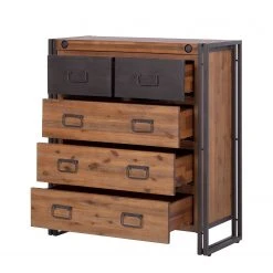 Ars manufacti Kommode Manchester II - Akazie massiv / Metall - Akazie / Anthrazit -Wohnzimmermöbel boutique en ligne kommode manchester ii akazie massiv metall 4876432