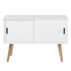 Mørteens Kommode Nees - Eiche teilmassiv - Weiß