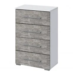 Rauch Blue Kommode Siegen I - Steingrau / Alpinweiß