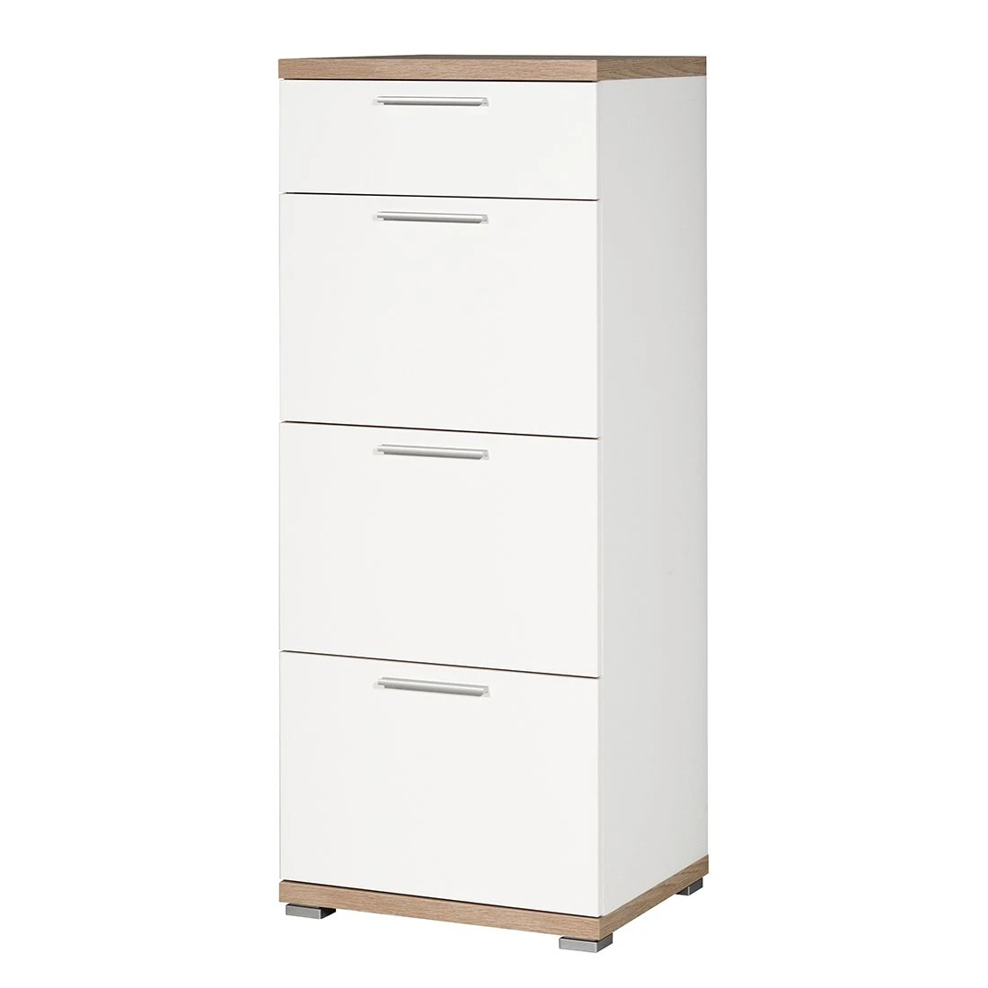 Germania Kommode Texture II - Eiche Sonoma Dekor / Weiß 1 Germania Kommode Texture II - Eiche Sonoma Dekor / Weiß