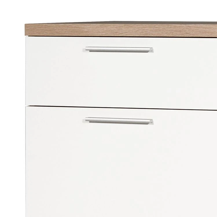 Germania Kommode Texture II - Eiche Sonoma Dekor / Weiß 2 Germania Kommode Texture II - Eiche Sonoma Dekor / Weiß – Bild 2