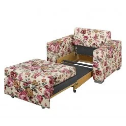 Mooved Schlafsessel Latina XII - Flachgewebe - Beige / Rot -Wohnzimmermöbel boutique en ligne latte 80 schlafsessel standard stoff komplett orleans 03 fuesse holz 4131788