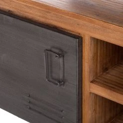 Ars manufacti TV-Lowboard Manchester II - Akazie massiv / Metall - Akazie / Anthrazit -Wohnzimmermöbel boutique en ligne lowboard manchester ii akazie massiv metall 4882940