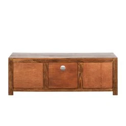 Ars Natura TV-Lowboard Ohio II - Shessham massiv -Wohnzimmermöbel boutique en ligne lowboard ohio 3 schubladen 1 grosses fach 1350910