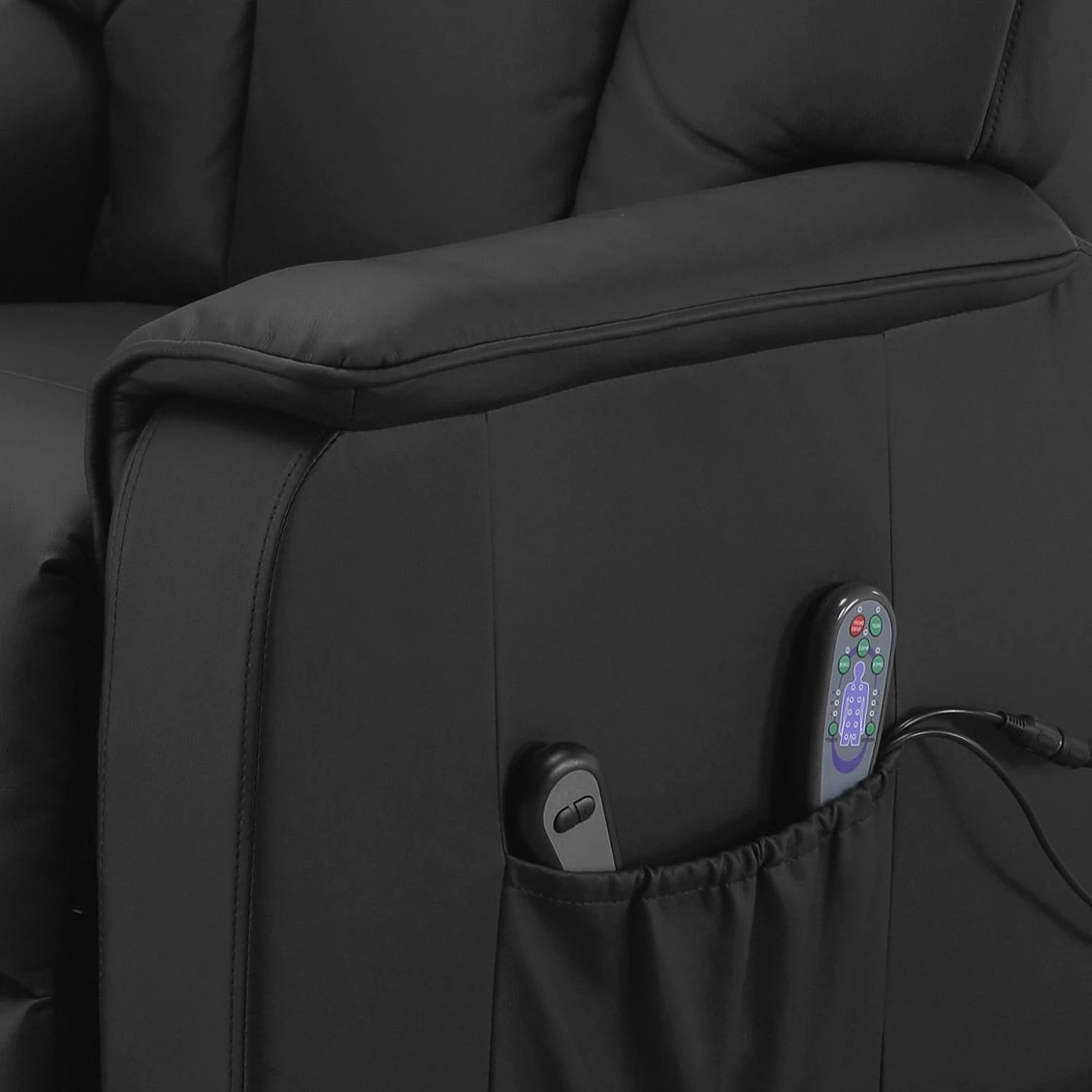 Modoform Massagesessel Cubillo - Echtleder - Schwarz 6 Modoform Massagesessel Cubillo - Echtleder - Schwarz – Bild 6