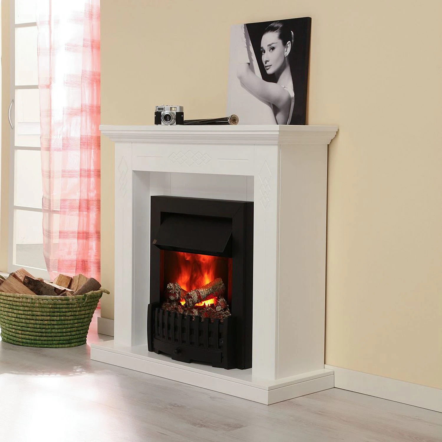 Montreux Elektrokamin Missouri - Brilliantweiß 2 Montreux Elektrokamin Missouri - Brilliantweiß – Bild 2