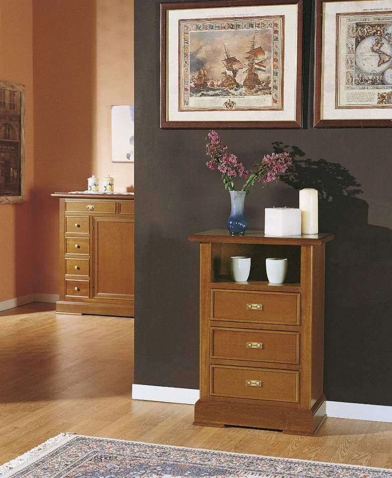 Montreux Kommode Orin - Ayous teilmassiv - Antikbraun 2 Montreux Kommode Orin - Ayous teilmassiv - Antikbraun – Bild 2