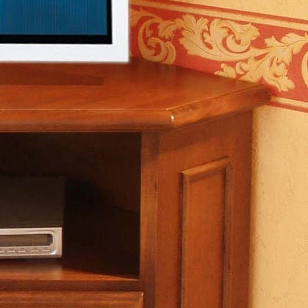 Montreux TV-Eckschrank Palermo - Ayous teilmassiv - Antikbraun 3 Montreux TV-Eckschrank Palermo - Ayous teilmassiv - Antikbraun – Bild 3