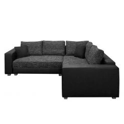Fredriks Ecksofa Dublin I (mit Schlaffunktion) - Kunstleder/Strukturstoff - Schwarz / Anthrazit - Breite: 254 cm 6 Fredriks Ecksofa Dublin I (mit Schlaffunktion) - Kunstleder/Strukturstoff - Schwarz / Anthrazit - Breite: 254 cm -Wohnzimmermöbel boutique en ligne neuanlage 1406557