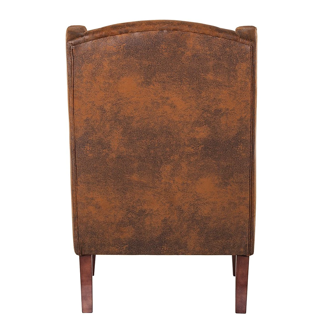 Red Living Ohrensessel Italo - Antiklederlook - Braun 3 Red Living Ohrensessel Italo - Antiklederlook - Braun – Bild 3