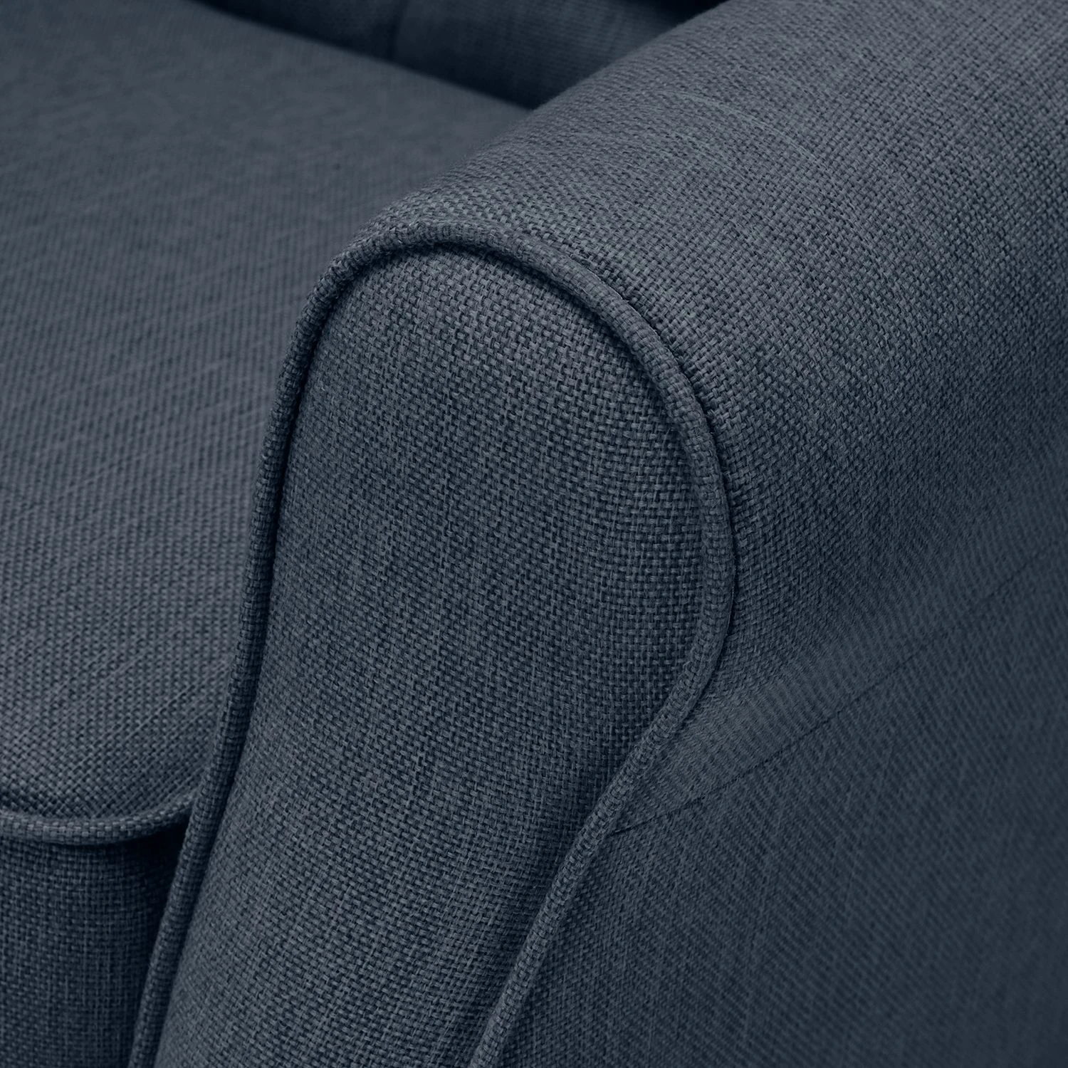 Maison Belfort Polstergarnitur Luro (2-1-1) - Strukturstoff - Dunkelblau 7 Maison Belfort Polstergarnitur Luro (2-1-1) - Strukturstoff - Dunkelblau – Bild 7