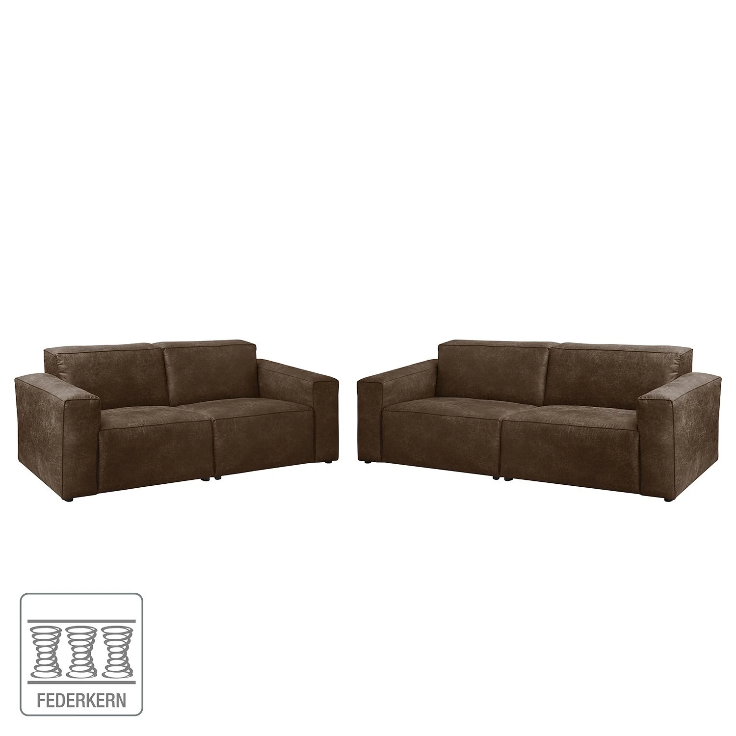 Ars manufacti Polstergarnitur Manchester (3-2) Antikle - Braun 2 Ars manufacti Polstergarnitur Manchester (3-2) Antikle - Braun – Bild 2