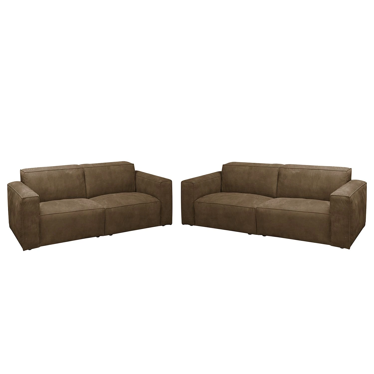 Ars manufacti Polstergarnitur Manchester (3-2) Echtled - Braun 1 Ars manufacti Polstergarnitur Manchester (3-2) Echtled - Braun