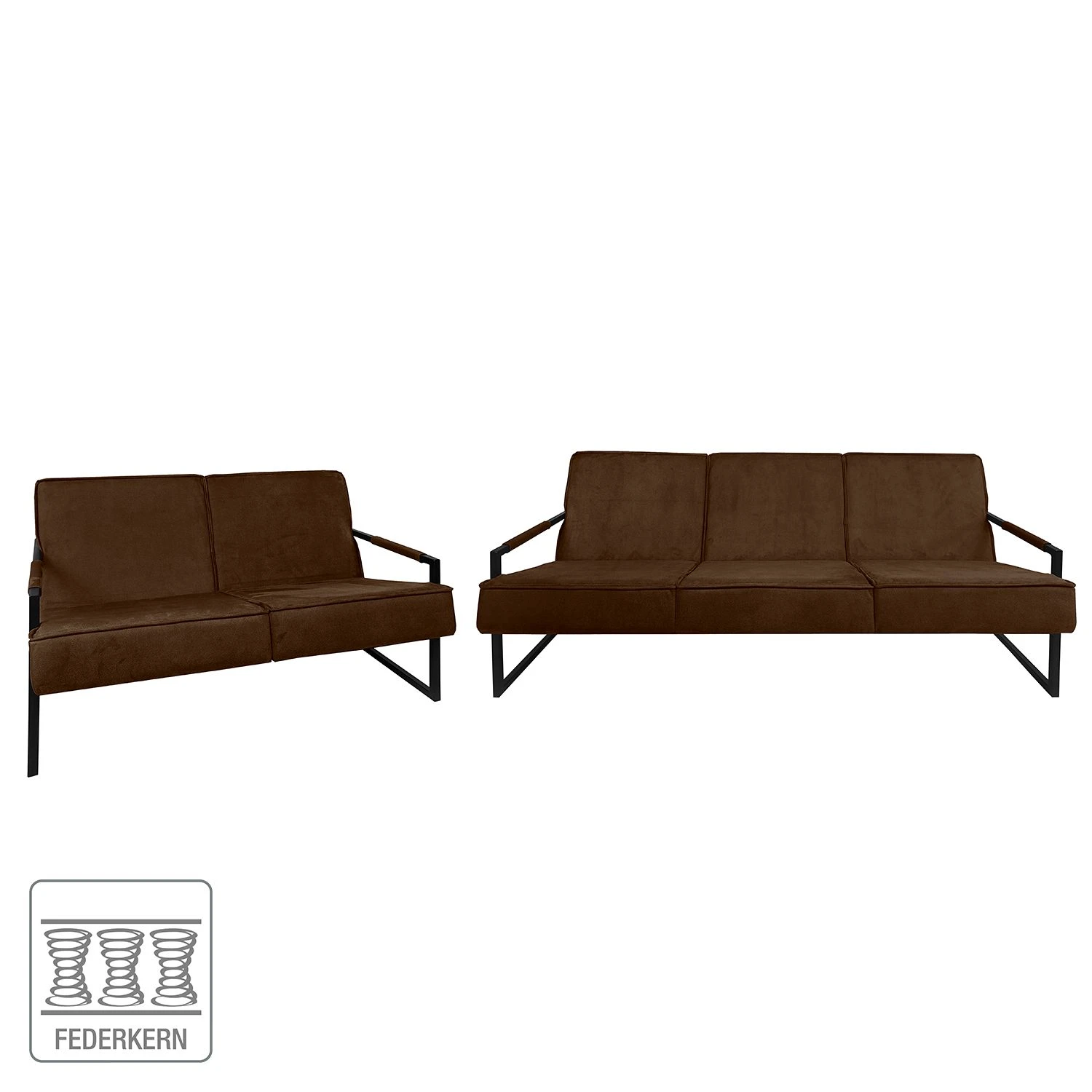 Ars manufacti Polstergarnitur Manchester IV (3-2) - Braun 2 Ars manufacti Polstergarnitur Manchester IV (3-2) - Braun – Bild 2