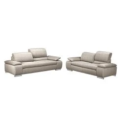 Fredriks Polstergarnitur Masca (3-2) - Strukturstoff Beige