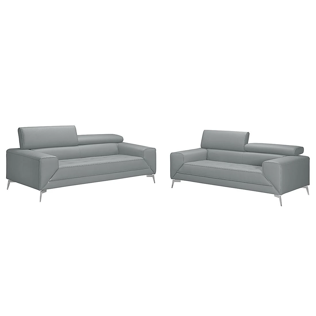 Loftscape Polstergarnitur Walden 3-2,5 - Kunstleder - Grau 1 Loftscape Polstergarnitur Walden 3-2,5 - Kunstleder - Grau
