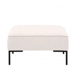 Studio Copenhagen Polsterhocker Ampio Webstoff - Stoff Floreana: Beige - Schwarz -Wohnzimmermöbel boutique en ligne polsterhocker ampio schwarz stoff floreana beige 3980020