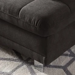 Loftscape Polsterhocker Ayna - Microfaser -Wohnzimmermöbel boutique en ligne polsterhocker ayna microfaser braungrau 4947764