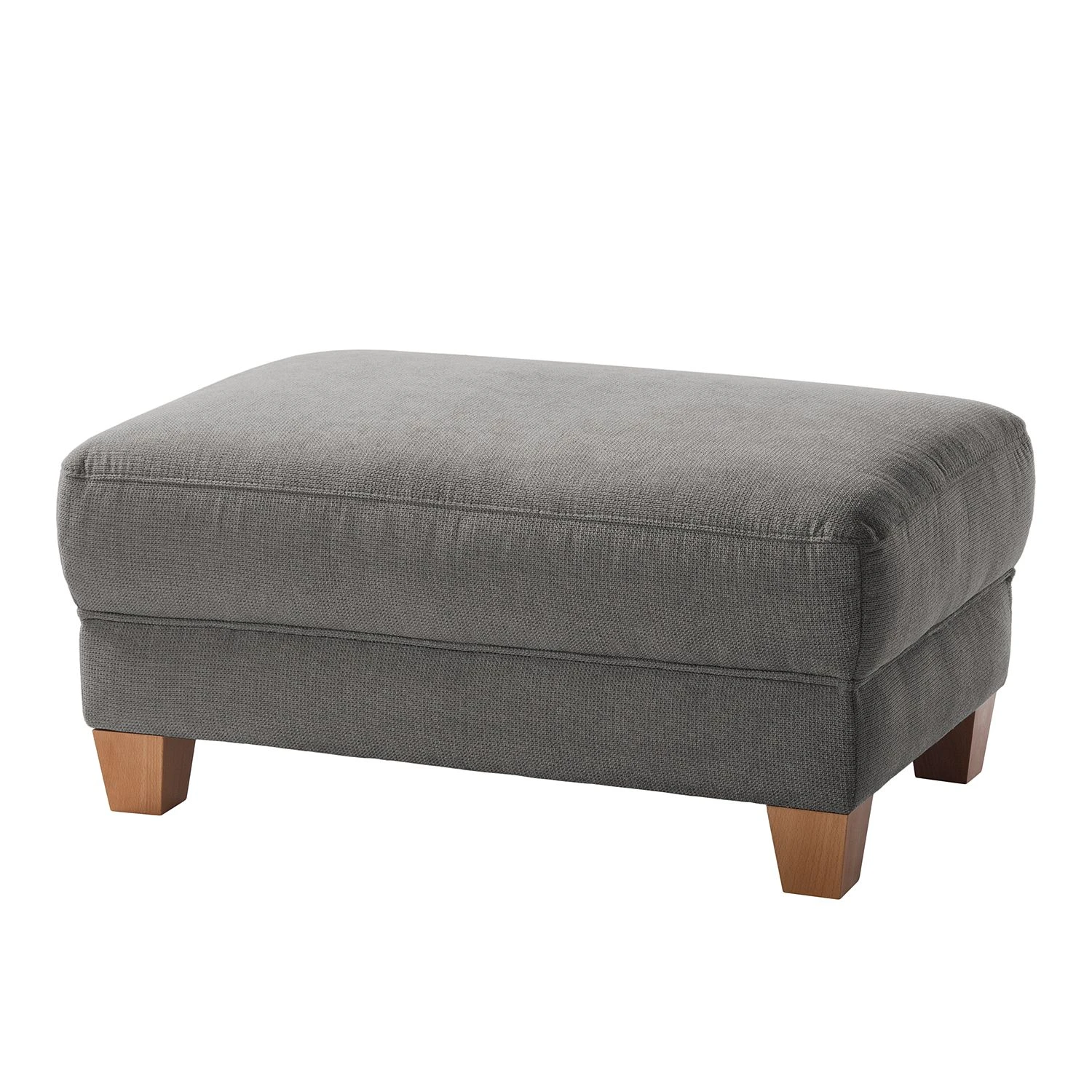 Ars Natura Polsterhocker Cebu Webstoff - Grau 1 Ars Natura Polsterhocker Cebu Webstoff - Grau