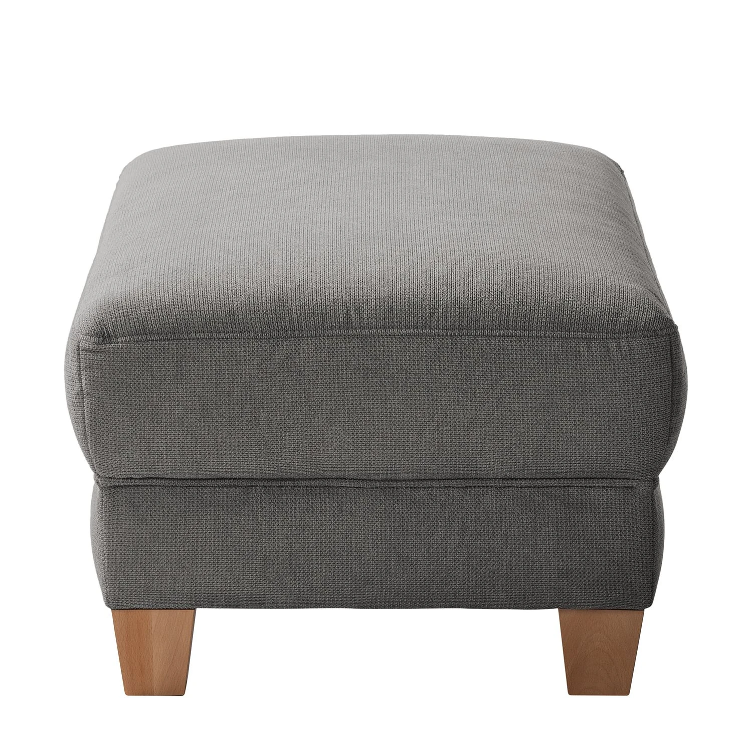 Ars Natura Polsterhocker Cebu Webstoff - Grau 6 Ars Natura Polsterhocker Cebu Webstoff - Grau – Bild 6