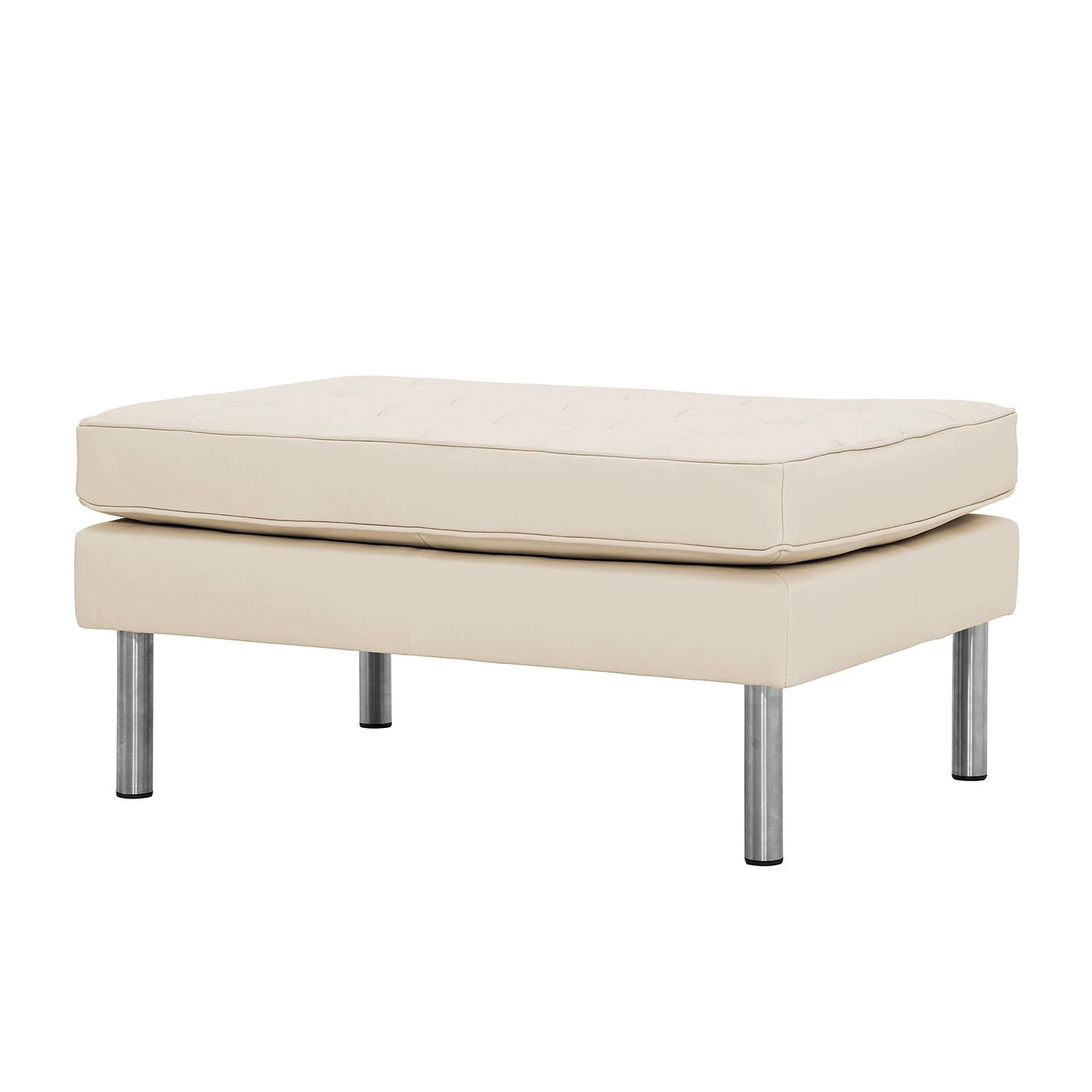 Fredriks Polsterhocker Chelsea Echtleder - Echtleder Gad: Creme - Zylinder 1 Fredriks Polsterhocker Chelsea Echtleder - Echtleder Gad: Creme - Zylinder