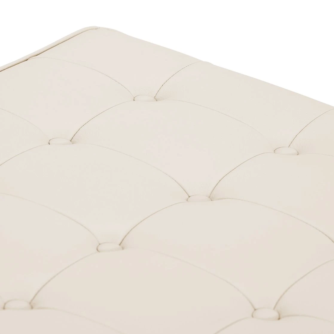 Fredriks Polsterhocker Chelsea Echtleder - Echtleder Gad: Creme - Zylinder 3 Fredriks Polsterhocker Chelsea Echtleder - Echtleder Gad: Creme - Zylinder – Bild 3