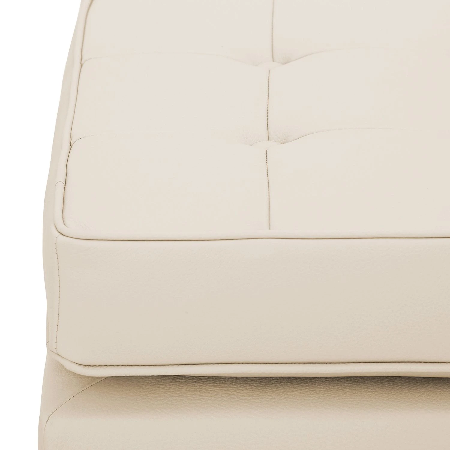 Fredriks Polsterhocker Chelsea Echtleder - Echtleder Gad: Creme - Zylinder 4 Fredriks Polsterhocker Chelsea Echtleder - Echtleder Gad: Creme - Zylinder – Bild 4