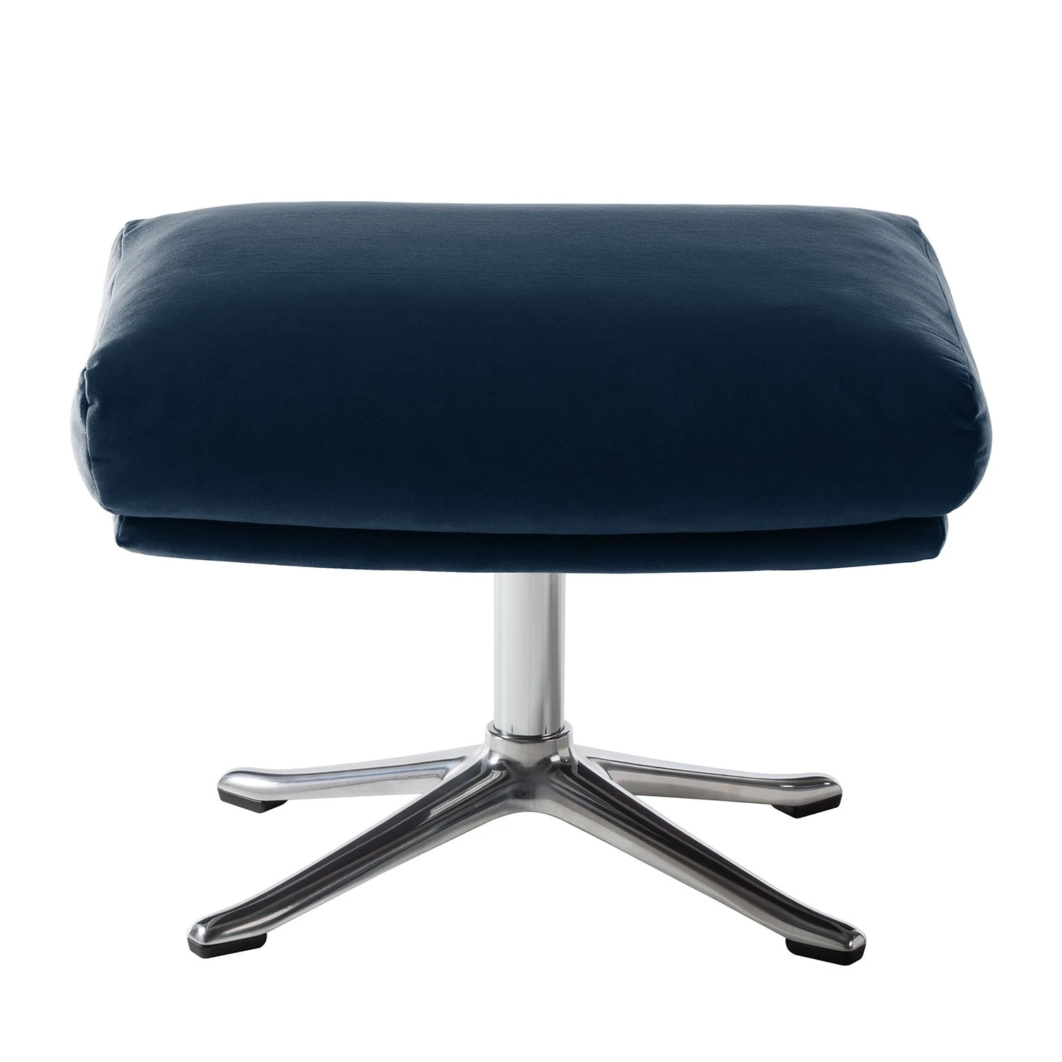 Studio Copenhagen Polsterhocker Hepburn III - Samt - Samt Shyla: Dunkelblau - Chrom glänzend 3 Studio Copenhagen Polsterhocker Hepburn III - Samt - Samt Shyla: Dunkelblau - Chrom glänzend – Bild 3