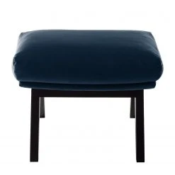 Studio Copenhagen Polsterhocker Hepburn I - Samt - Samt Shyla: Dunkelblau - Schwarz -Wohnzimmermöbel boutique en ligne polsterhocker hepburn samt schwarz stoff shyla dunkelblau 5019172