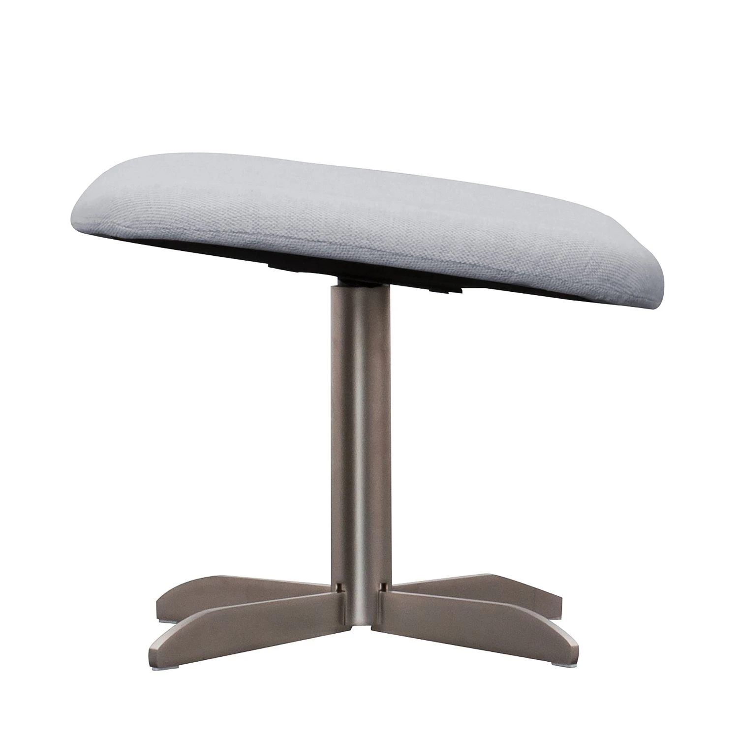 Studio Copenhagen Polsterhocker Houston Webstoff - Webstoff Milan: Hellgrau - Edelstahl 3 Studio Copenhagen Polsterhocker Houston Webstoff - Webstoff Milan: Hellgrau - Edelstahl – Bild 3