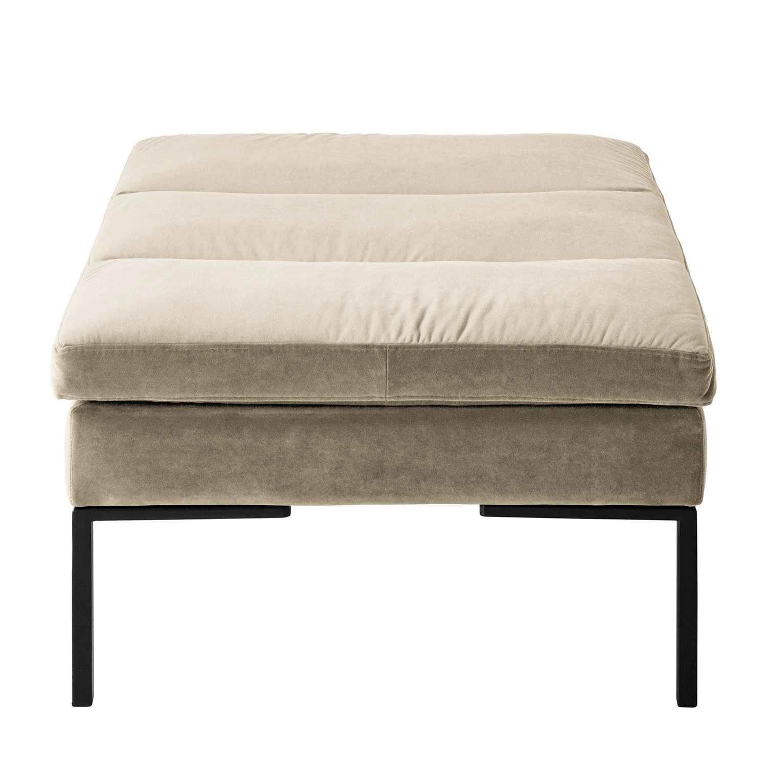 Studio Copenhagen Polsterhocker Madison Samt - Samt Shyla: Beige 5 Studio Copenhagen Polsterhocker Madison Samt - Samt Shyla: Beige – Bild 5