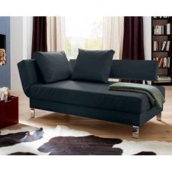 Loftscape Recamiere Athmos (mit Schlaffunktion) - Kunstleder - Dunkelblau - Armlehne davorstehend links 25 Loftscape Recamiere Athmos (mit Schlaffunktion) - Kunstleder - Dunkelblau - Armlehne davorstehend links -Wohnzimmermöbel boutique en ligne recamiere athmos mit schlaffunktion kunstleder armlehne davorstehend links dunkelblau 1720162