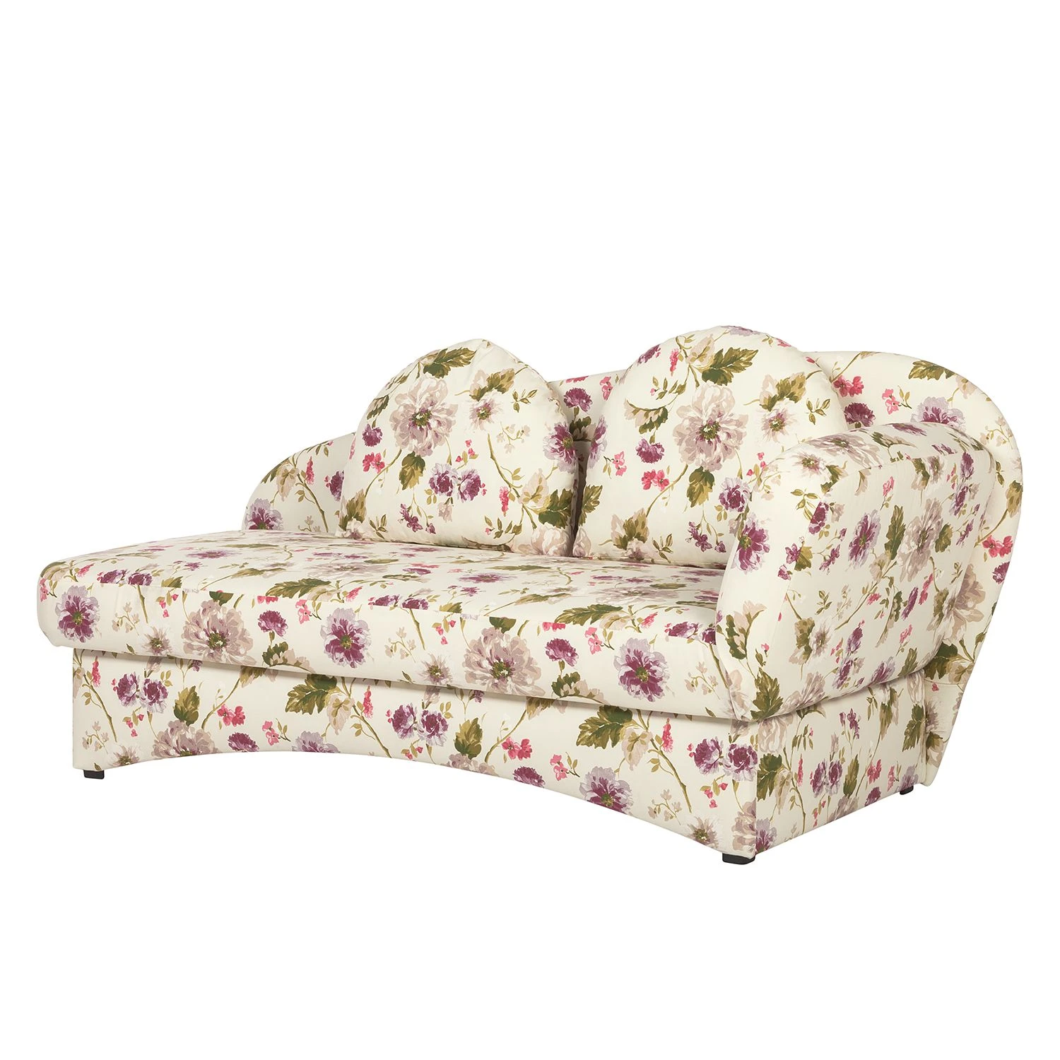 Ridgevalley Recamiere Eresburg Flachgewebe - Beige geblümt - Armlehne davorstehend rechts 1 Ridgevalley Recamiere Eresburg Flachgewebe - Beige geblümt - Armlehne davorstehend rechts