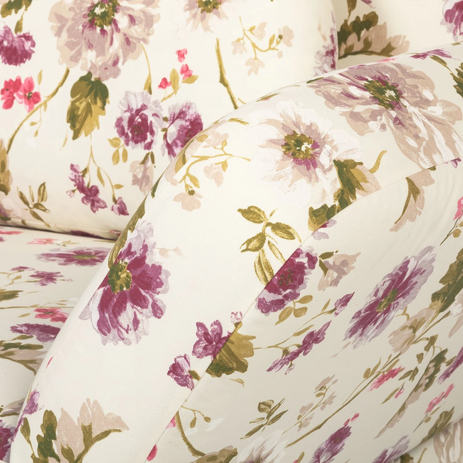 Ridgevalley Recamiere Eresburg Flachgewebe - Beige geblümt - Armlehne davorstehend rechts 11 Ridgevalley Recamiere Eresburg Flachgewebe - Beige geblümt - Armlehne davorstehend rechts – Bild 11