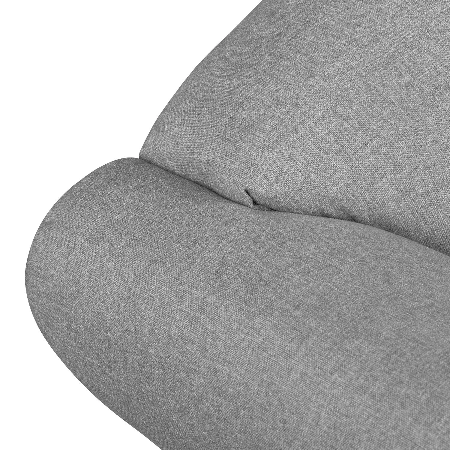 Loftscape Recamiere Kendale II Webstoff - Grau - Armlehne davorstehend links 9 Loftscape Recamiere Kendale II Webstoff - Grau - Armlehne davorstehend links – Bild 9