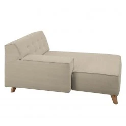 Tom Tailor Recamiere Nordic Chic Webstoff - Stoff TUS: 1 ecru - Armlehne davorstehend links -Wohnzimmermöbel boutique en ligne recamiere lanipa webstoff armlehne davorstehend links kaschmir 4217760