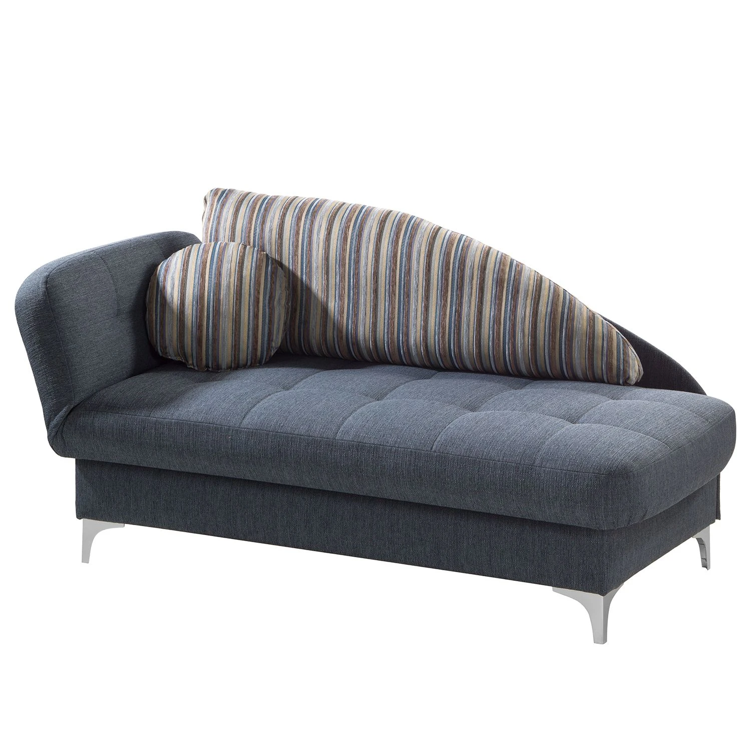 Loftscape Recamiere Limon - Webstoff - Jeansblau - Armlehne davorstehend links 1 Loftscape Recamiere Limon - Webstoff - Jeansblau - Armlehne davorstehend links