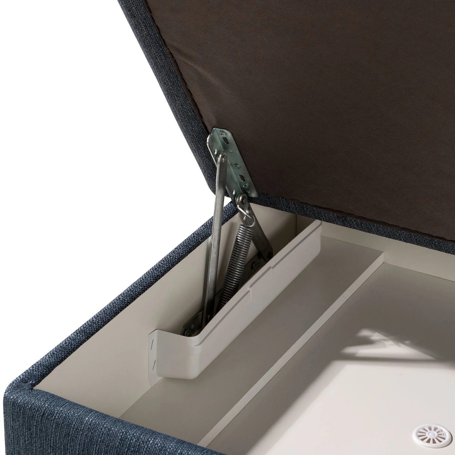 Loftscape Recamiere Limon - Webstoff - Jeansblau - Armlehne davorstehend links 9 Loftscape Recamiere Limon - Webstoff - Jeansblau - Armlehne davorstehend links – Bild 9