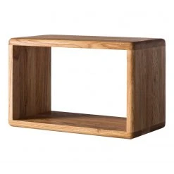 Ars Natura Wandregal Anamur (3er-Set) - Eiche -Wohnzimmermöbel boutique en ligne regal anamur wildeiche massiv 4850540