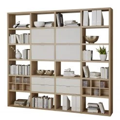 Fredriks Regal Concept VIII - Eiche Dekor / Weiß