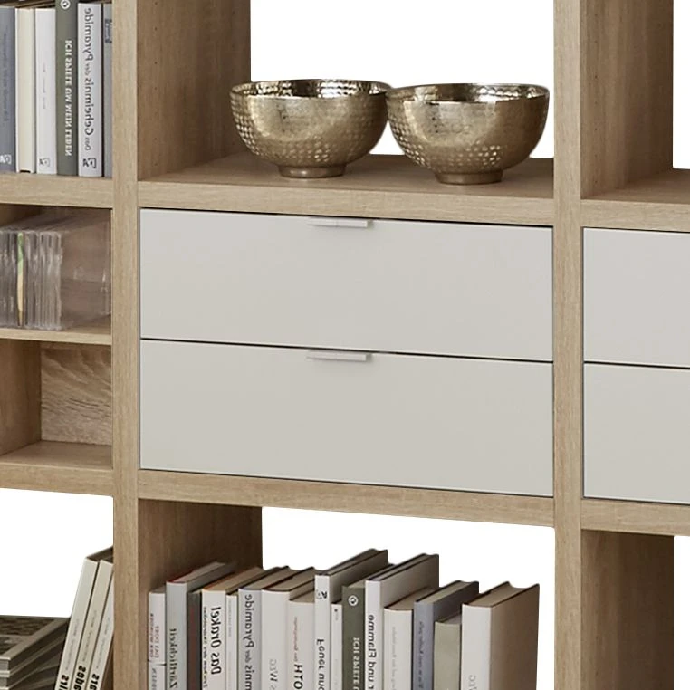 Fredriks Regal Concept VIII - Eiche Dekor / Weiß 5 Fredriks Regal Concept VIII - Eiche Dekor / Weiß – Bild 5