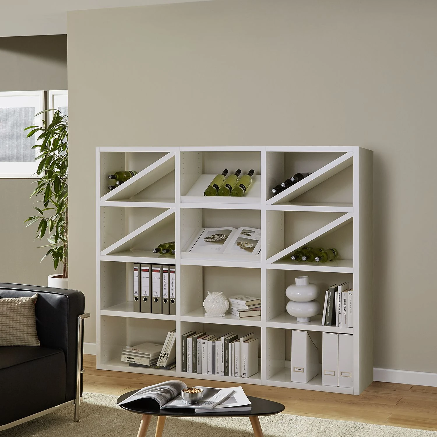 Fredriks Regal Concept X - Hochglanz Weiß 2 Fredriks Regal Concept X - Hochglanz Weiß – Bild 2