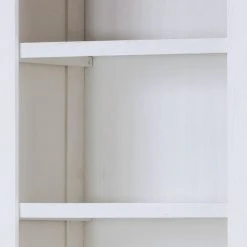 Maison Belfort Regal Doral - Akazie teilmassiv - Weiß / Braun -Wohnzimmermöbel boutique en ligne regal doral akazie teilmassiv weiss braun 1962154