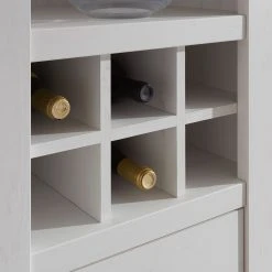 Maison Belfort Wohnwand Geestland I (4-teilig) - Pinie Weiß Dekor -Wohnzimmermöbel boutique en ligne regal geestland i pinie weiss dekor 4535432 1